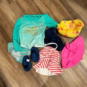 Bundle swim girl baby 3 months and up